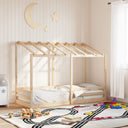 Kinderbed Met Bedhuis Massief Grenenhout