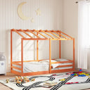 Kinderbed Met Bedhuis Massief Grenenhout