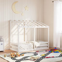 Kinderbed Met Bedhuis Massief Grenenhout