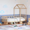 Kinderbed Met Huisje Massief Grenenhout