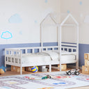 Kinderbed Met Huisje Massief Grenenhout