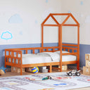 Kinderbed Met Huisje Massief Grenenhout