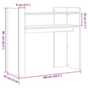 Wandtafel 100X35X90 Cm Bewerkt Hout