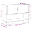 Wandtafel 100X35X74,5 Cm Bewerkt Hout Kleurig