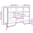 Schoenenkast 90X38X61,5 Cm Bewerkt Hout Ig