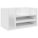 Bureau Organiser 44,5X24X25 Cm Bewerkt Hout