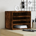 Bureau Organiser 36X26X29,5 Cm Bewerkt Hout