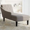 Chaise Longue Met Kussen En Rechterarmleuning Stof