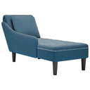 Chaise Longue Met Kussen&Rechterarmleuning Fluweel