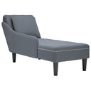 Chaise Longue Met Kussen&Rechterarmleuning Fluweel