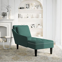 Chaise Longue Met Kussen&Rechterarmleuning Fluweel