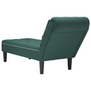 Chaise Longue Met Kussen&Rechterarmleuning Fluweel