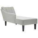 Chaise Longue Met Rechterarmleuning Fluweel Kleurig