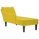 Chaise Longue Met Rechterarmleuning Fluweel Kleurig