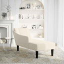 Chaise Longue Met Rechterarmleuning Fluweel Kleurig