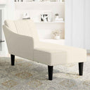 Chaise Longue Met Rechterarmleuning Fluweel Kleurig