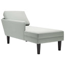 Chaise Longue Met Kussen En Rechterarmleuning Fluweel