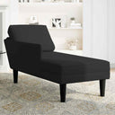 Chaise Longue Met Kussen En Rechterarmleuning Fluweel