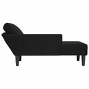 Chaise Longue Met Kussen En Rechterarmleuning Fluweel