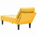 Chaise Longue Met Kussen Corduroy Stof