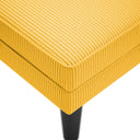 Chaise Longue Met Kussen Corduroy Stof