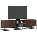 Tv-Meubel 120X35X41 Cm Bewerkt Hout En Metaal