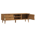 Tv-Meubel Molde 158X40X49 Cm Massief Grenenhout