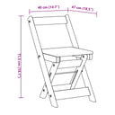 Eetkamerstoelen 4 St Corona Inklapbaar Grenenhout