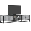 Tv-Meubel 120X35X41 Cm Bewerkt Hout En Metaal