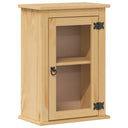 Badkamerwandkast Corona 45X27X64,5 Cm Massief Grenenhout Crème