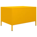 Salontafel 68,5X50X43,5 Cm Koudgewalst Staal Mosterd