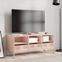 Tv-Meubel 101,5X39X43,5 Cm Koudgewalst Staal