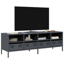 Tv-Meubel 101,5X39X43,5 Cm Koudgewalst Staal