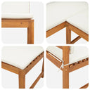 Tuinhoekbank Met Kussens 140X100X91 Cm Massief Acaciahout