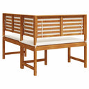 Tuinhoekbank Met Kussens 140X100X91 Cm Massief Acaciahout