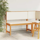 Tuinhoekbank Met Kussens 140X100X91 Cm Massief Acaciahout