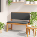 Tuinhoekbank Met Kussens 140X100X91 Cm Massief Acaciahout