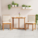 Tuinhoekbank Met Kussens 140X100X91 Cm Massief Acaciahout