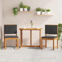 Tuinhoekbank Met Kussens 140X100X91 Cm Massief Acaciahout