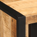 Dressoir 55X35X70 Cm Massief Ruw Mangohout
