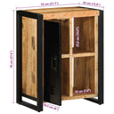 Dressoir 55X35X70 Cm Massief Ruw Mangohout