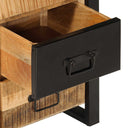 Ladekast 40X40X90 Cm Massief Ruw Mangohout