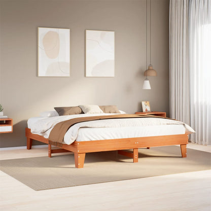 Bedframe Zonder Matras Massief Grenenhout