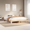 Bedframe Zonder Matras Massief Grenenhout