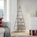 Kerstdecoratie Kerstboom Metaal Zwart