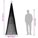 Lichtkegel 475 Meerkleurige Led's 247 Cm