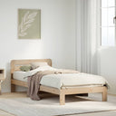 Bedframe Zonder Matras Massief Grenenhout