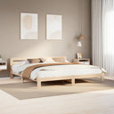 Bedframe Zonder Matras Massief Grenenhout