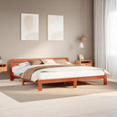 Bedframe Zonder Matras Massief Grenenhout