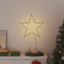 Kerstverlichting Ster Silhouet 80 Leds Warm Wit